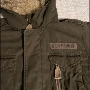 Girls GAP military style coat xl